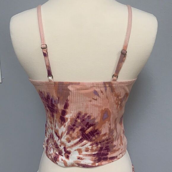 Juniors Emma Tie Dye Ribbed Cami & Skirt Set XS New - Picture 4 of 6